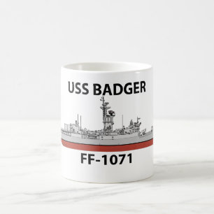 Caneca De Café USS Badger