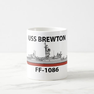 Caneca De Café USS Brewton
