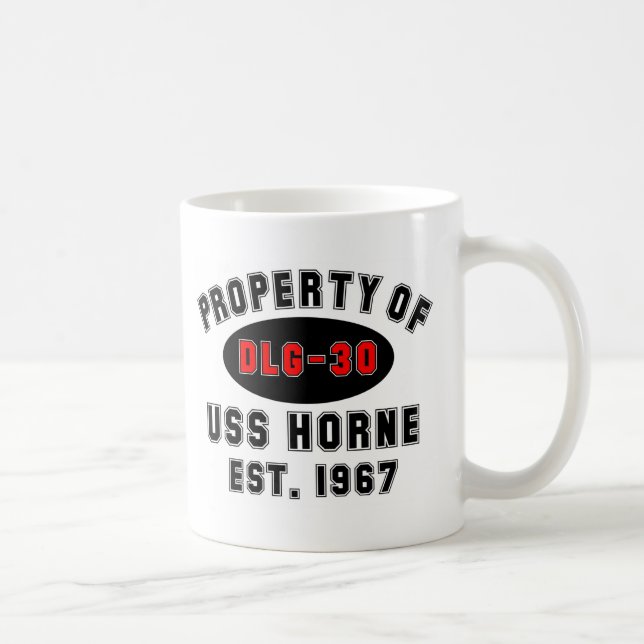 Caneca De Café USS Horne DLG-30 (Direita)