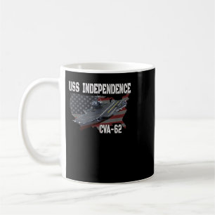 Caneca De Café USS Independência CVA-62 Transportadora Veteranos