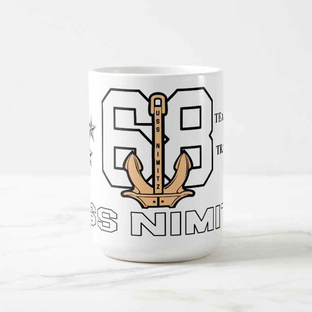 CANECA DE CAFÉ USS NIMITZ 68 ANCHOR MUG (Centro)
