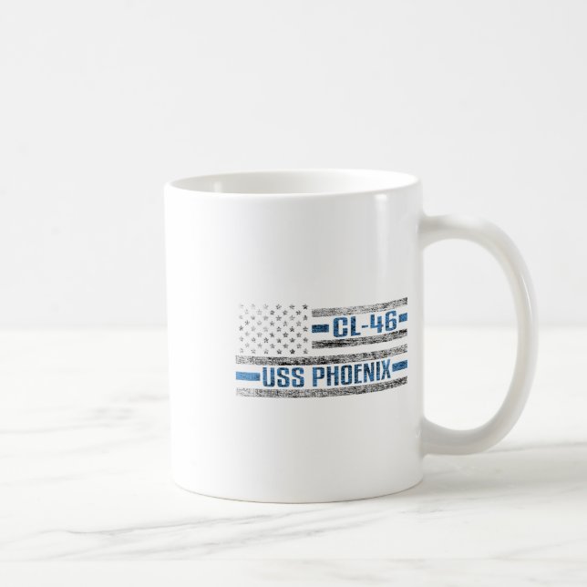 Caneca De Café Uss Pcute Ss Cute Ssnix Cruiser Cl-46 Us (Direita)