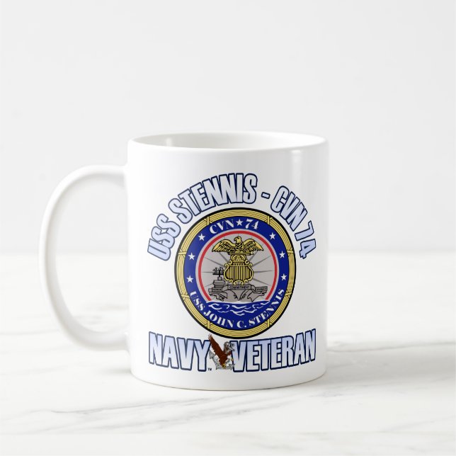 Caneca De Café USS Stennis - CVN 74 (Esquerda)