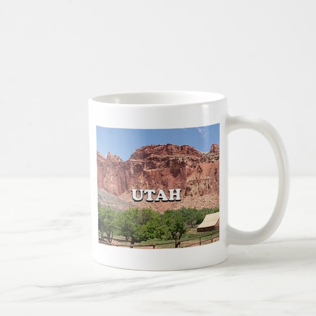 Caneca De Café Utá: Fruita, parque nacional do recife do (Direita)