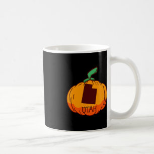 Caneca De Café Utah EUA Pumpkin Halloween Art Design Call Se