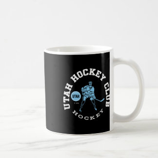 Caneca De Café Utah Hockey Club Edge Preto Licenciado Oficialment