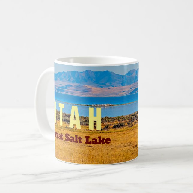 Caneca De Café UTAH O Excelente Salt Lake State (Frente Esquerda)