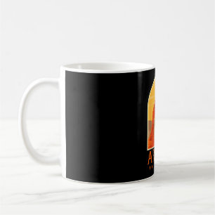 Caneca De Café Utah vintage retrô caminhada acampamento arcos nac