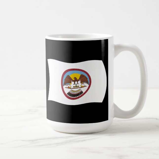 Caneca De Café Ute Tribe Flag Mug (Direita)