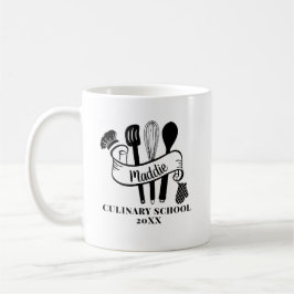 Caneca De Café Utensílio Personalizado de Cozinha Escola de Culin