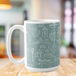 Caneca De Café Utensílios de Cozinha de Fazenda Minimalista Moder