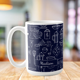 Caneca De Café Utensílios de Cozinha de Fazenda Minimalista Moder
