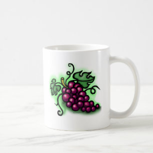 Caneca De Café Uvas