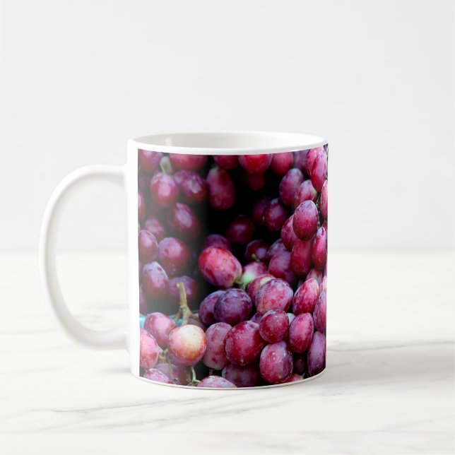 Caneca De Café Uvas de vinho tinto (Esquerda)