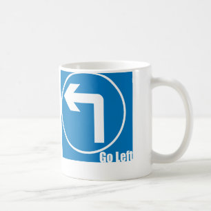 Caneca De Café vá à esquerda