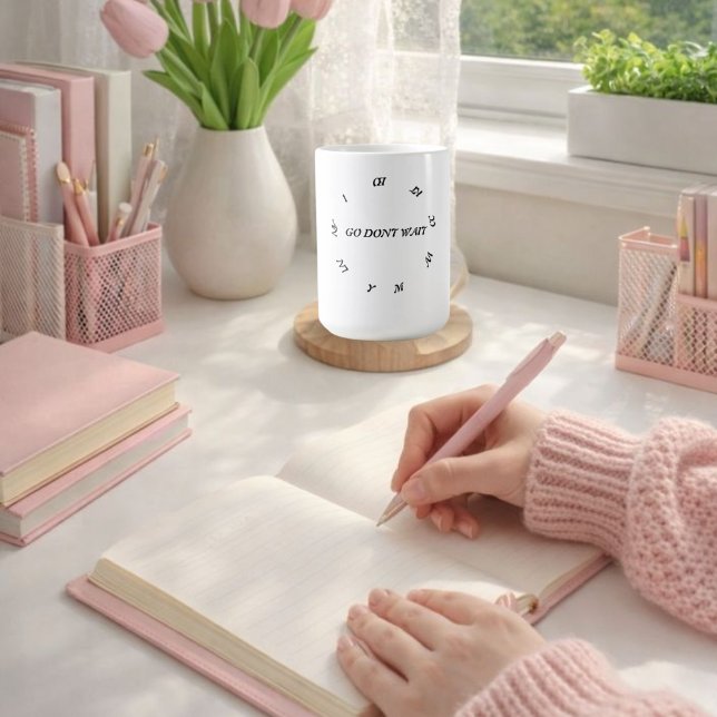 CANECA DE CAFÉ VÁ NÃO ESPERAR, MACKKE QUALQUER AÇÃO (Criador carregado)