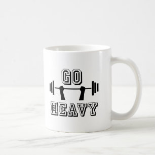 Caneca De Café Vá pesado