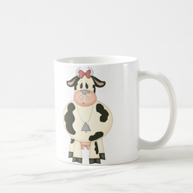 Caneca De Café Vaca bonito (Direita)