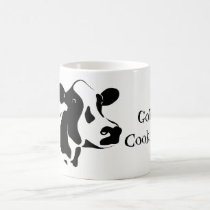 Caneca De Café Vaca Clássica, Tem Cookies