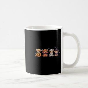 Caneca De Café Vaca das Terras Altas de Halloween