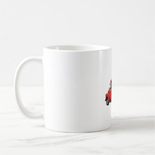 Caneca De Café Vaca das Terras Altas na Fazenda de Caminhão Fazen
