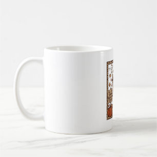 Caneca De Café Vaca das Terras Altas Olá Outono Desenho de Gravur