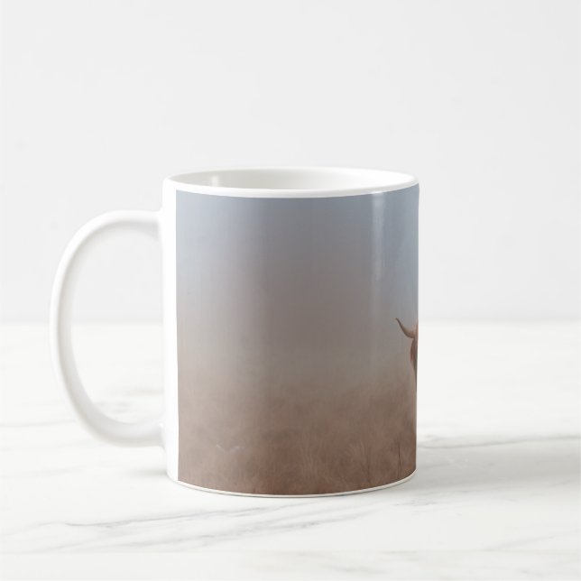 CANECA DE CAFÉ VACA DE BOVINO DE ALTA TERRA (Esquerda)