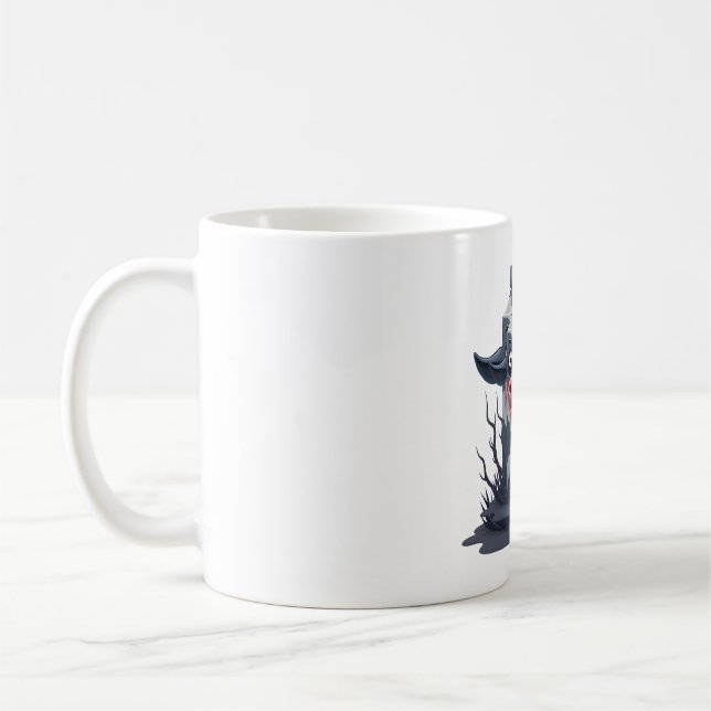 Caneca De Café Vaca de cartão de leite amaldiçoada (Esquerda)