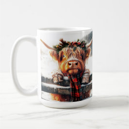 Caneca De Café Vaca de inverno na Highland Mug