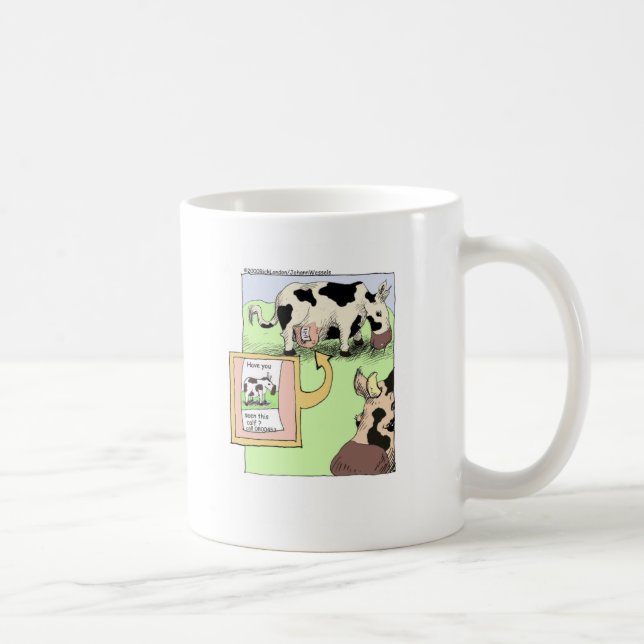 Caneca De Café Vaca Desaparecida Presentes e Colecionáveis de Des (Direita)