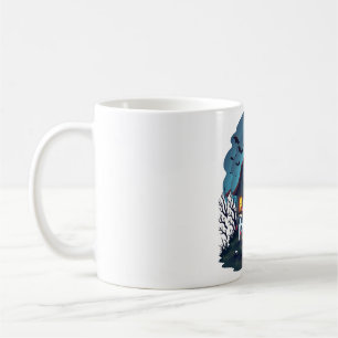 Caneca De Café Vaca e Barn Assombrado