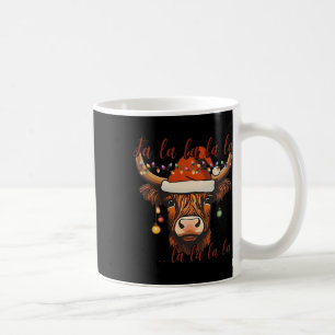 Caneca De Café Vaca Falalala Xmas Heifer Cowgir