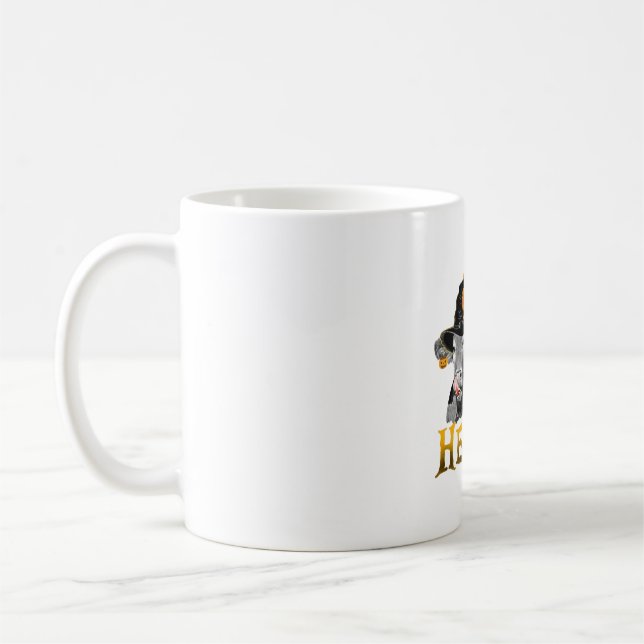 Caneca De Café Vaca Halloween (Esquerda)