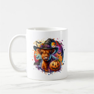 Caneca De Café Vaca Halloween