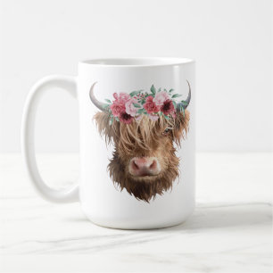 Caneca De Café Vaca Highland