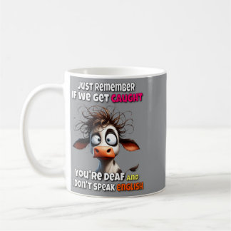 Caneca De Café Vaca Lembrase Se Pegarmos Agência Governamentalf N