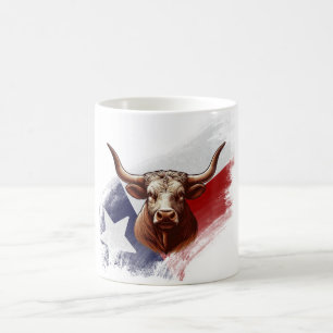 Caneca De Café Vaca longhorn do Texas