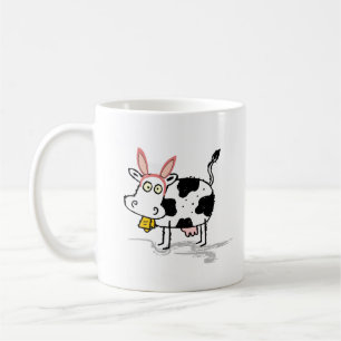 Caneca De Café Vaca páscoa, Humor Engraçado