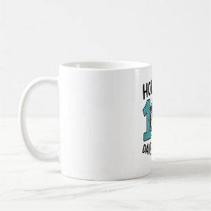 Caneca De Café Vaca Sagrada 100 Dias de Escola Camisa de Vaca Vin