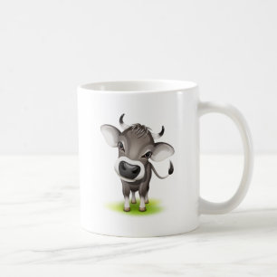 Caneca De Café Vaca suíça pequena