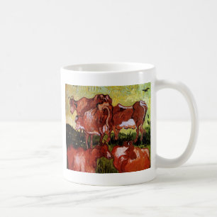 Caneca De Café Vacas após Jordaens Vincent van Gogh