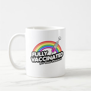 CANECA DE CAFÉ VACINADO COMPLETAMENTE PARA O SEU PRAZER