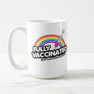 CANECA DE CAFÉ VACINADO COMPLETAMENTE PARA O SEU PRAZER