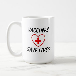 Caneca De Café Vacinas salvam vidas
