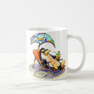 Caneca De Café vagabundo da praia