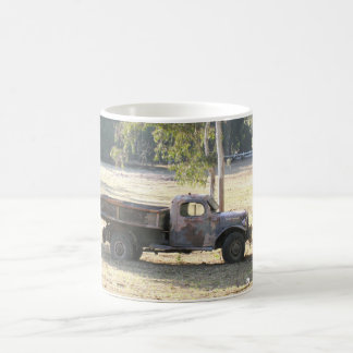 Caneca De Café Vagão aposentado do poder, camionete velho