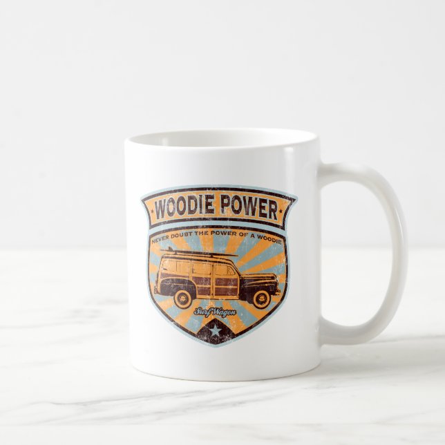 Caneca De Café Vagão de Woodie (Direita)