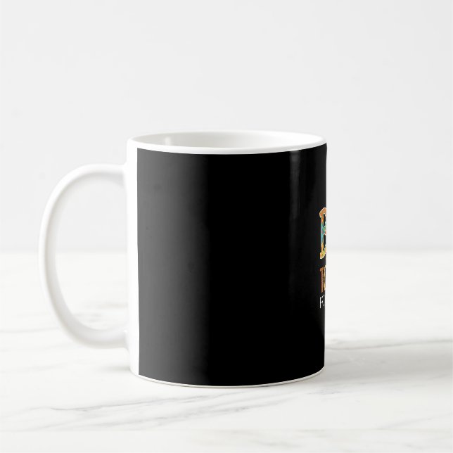 Caneca De Café Vai Para Você Equipe De Halloween Design_1 (Esquerda)
