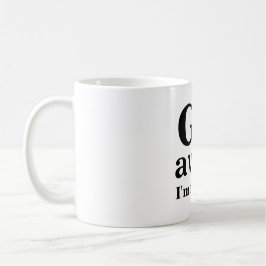 Caneca De Café Vai, vai, eu estou lendo