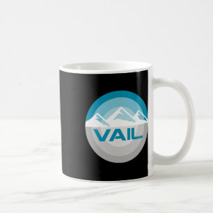 Caneca De Café Vail Colorado Graphic Vintage Snowboard Skiing